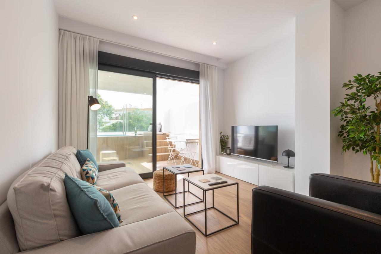 토레몰리노스 Terraza Del Mar: Apartamento Con Terraza Y Piscina 아파트 외부 사진