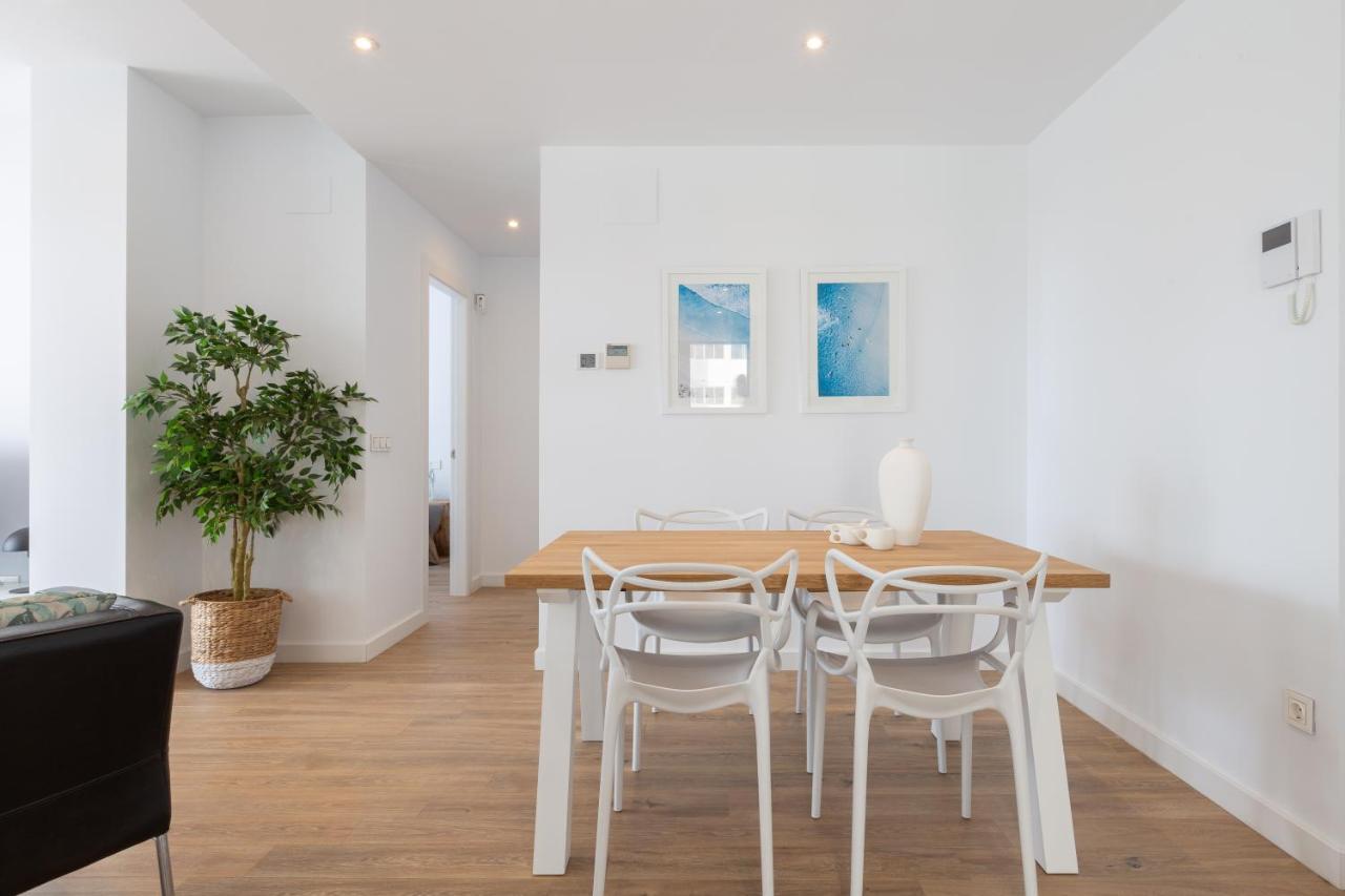 토레몰리노스 Terraza Del Mar: Apartamento Con Terraza Y Piscina 아파트 외부 사진